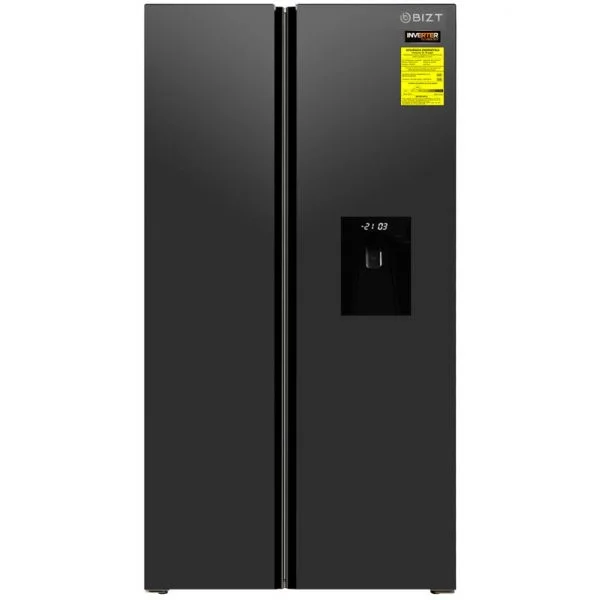 GOLD PREMIUM 21.0cf Side by Side Ref VCM Inox door board With water dispenser.