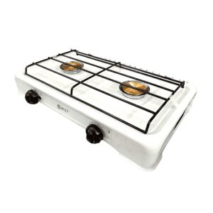 BIZT PORTABLE GAS COUTERTOP STOVE PGST2-WHT